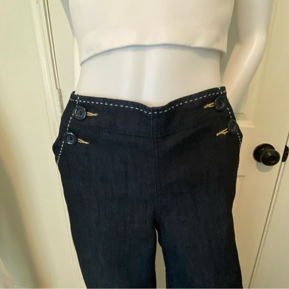 Cache Cropped Sailor Jeans - Picture 5 of 16